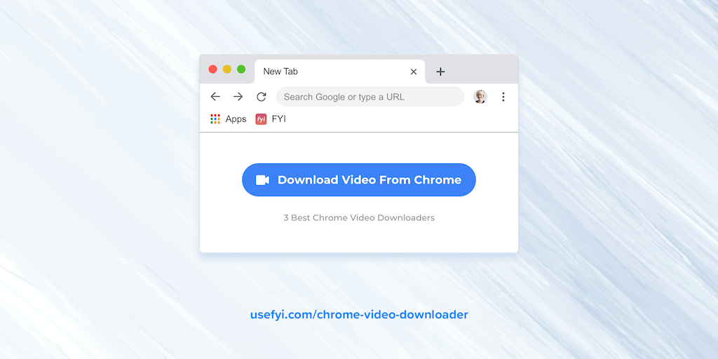 video downloader chrome for mac